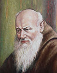 Mirosław Grzelak, <em>Błogosławiony Honorat Koźmiński</em>, 2008, olej, płótno, 70 x 48 cm