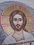 Projekt i realizacja – Mirosław Grzelak, <em>Chrystus</em>. 2010, mozaika, kościół w Dobieszowicach