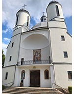 Projekt i realizacja - Mirosław Grzelak, <em>Matka Boska Hodyszewska</em>, 2022, mozaika, kościół - sanktuarium Matki Bożej Pojednania w Hodyszewie