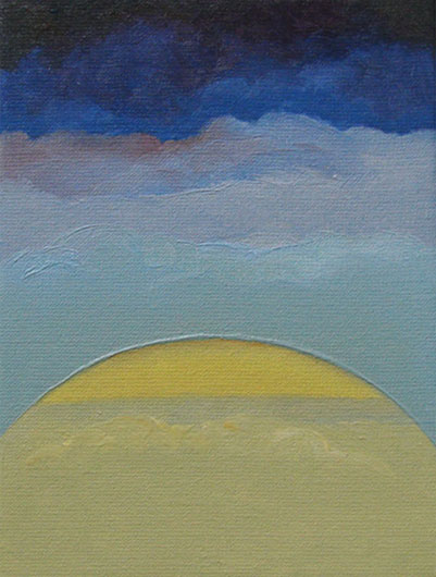 Mirosław Grzelak, Secret VII, 2012, oil, canvas, 23 x 18 cm