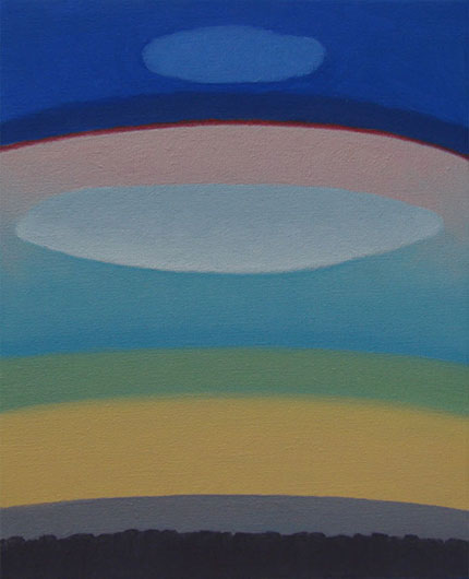 Mirosław Grzelak, Tam, 2012, olej, płótno, 33 x 27 cm