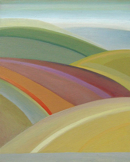 Mirosław Grzelak, z cyklu Toskania - obraz 16, 2007, olej,płótno, 30 x 24 cm