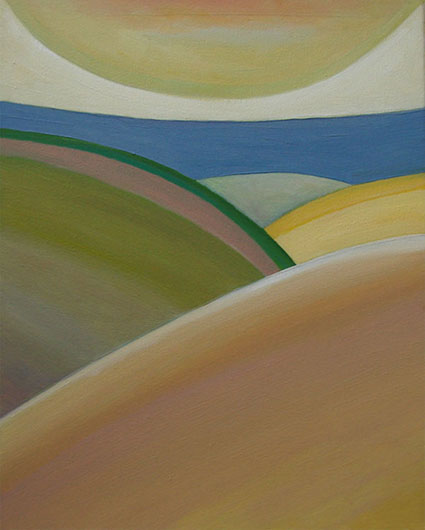 Mirosław Grzelak, z cyklu Toskania - obraz 18, 2008, olej, płótno, 42 x 34 cm