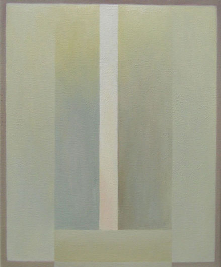 Mirosław Grzelak, z cyklu Wejścia - obraz XIII, 2009,olej, płótno, 33 x 27 cm