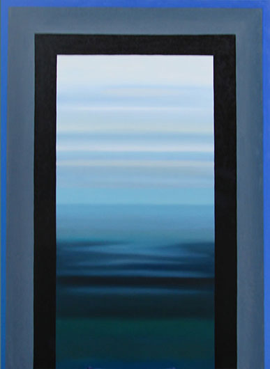 Mirosław Grzelak, z cyklu Wejścia - obraz XXI, 2012, olej, płotno, 135 x 99 cm
