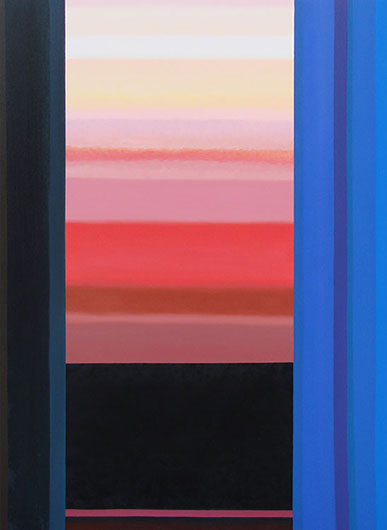 Mirosław Grzelak, z cyklu Wejścia - XX, 2012, olej, płótno, 135 x 99 cm