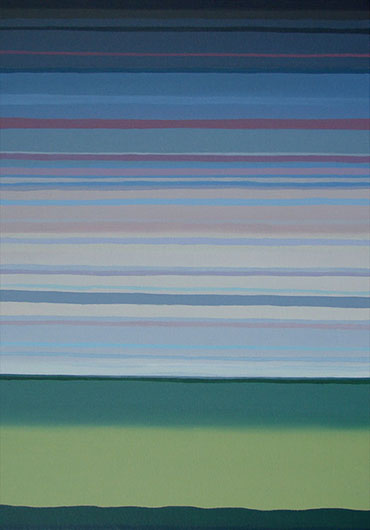 Mirosław Grzelak, Z dziennika podróży – 42, 2013, akryl, płótno, 70 x 48 cm