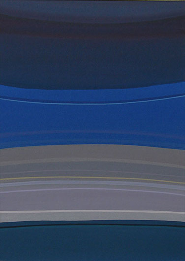 Mirosław Grzelak, Z dziennika podróży – 48, 2013, akryl, tektura, 40 x 26 cm