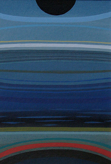 Mirosław Grzelak, From traveler's diary – 54, 2013, acrylic, paper, 32 x 24 cm