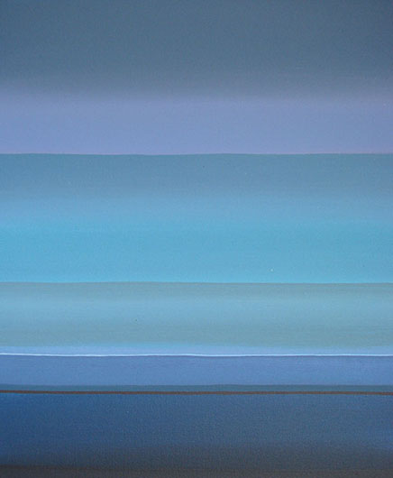 Mirosław Grzelak, Pieśń, 2016, akryl, płótno, 36 x 48 cm