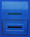 Mirosław Grzelak, cyklu <em>Wejścia</em> - obraz III, 1995, olej, płótno, 44 x 32 cm