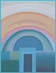Mirosław Grzelak, <em>Świątynia</em>, 2011, olej, płótno, 40 x 30 cm