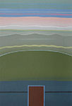 Mirosław Grzelak, <em>Z dziennika podróży – 22</em>, 2013, akryl, tektura, 27 x 20 cm