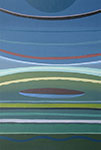 Mirosław Grzelak, <em>Z dziennika podróży – 27</em>, 2013, akryl, tektura, 27 x 20 cm