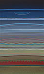 Mirosław Grzelak, <em>Z dziennika podróży – 52</em>, 2013, akryl, tektura, 42 x 24 cm