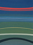 Mirosław Grzelak, <em>Z dziennika podróży – 58</em>, 2013, akryl, tektura, 37 x 24 cm