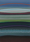 Mirosław Grzelak, <em>Z dziennika podróży – 60</em>, 2013, akryl, tektura, 37 x 24 cm