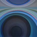 Mirosław Grzelak, Echo, 2019, olej, płótno, 100 cm x 100 cm