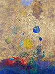 Mirosław Grzelak, <em>Ciepły</em>, 2016, akryl, tektura, 30 x 40 cm
