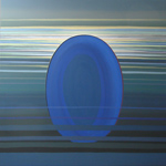 <em>Ukryty I, 2013</em>, akryl, płótno, 100x100 cm