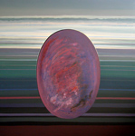 <em>Ukryty II</em>, 2014, akryl, płótno, 100x 100 cm