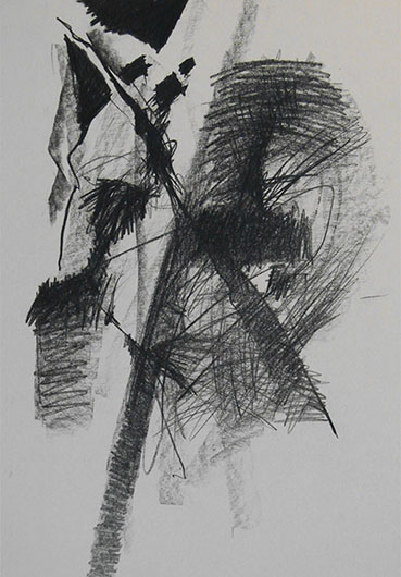 Mirosław Grzelak, Stan, 1998, kredka, papier, 45 x 30 cm