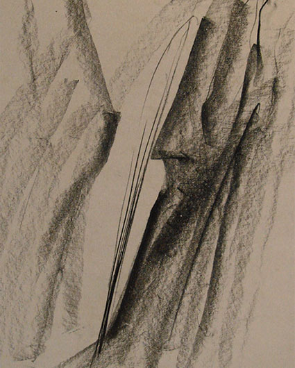 Mirosław Grzelak, To, 1995, kredka, papier, 45 x 30 cm