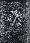 Mirosław Grzelak, Chrystus, 2003, monotypia, papier, 20 x 15 cm