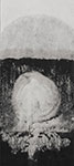 Mirosław Grzelak, Czas, 1994, monotypia, papier, 40 x 15 cm