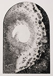 Mirosław Grzelak, Początek IV, 1993, monotypia, papier, 30 x 20 cm